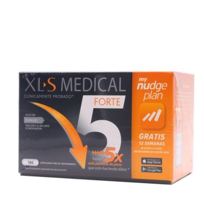 XLS MEDICAL FORTE 5 NUDGE 180 COMPRIMIDOS
