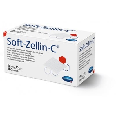 SOFT-ZELLIN-C COMPRESAS CON ALCOHOL