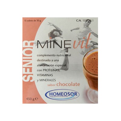MINEVIT SENIOR 30 G 15 SOBRES CHOCOLATE