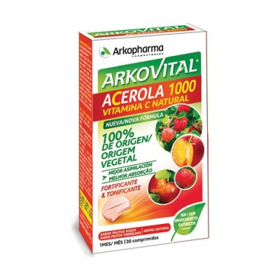 ARKOVITAL ACEROLA 1000 VITAMINA C 30 COMP