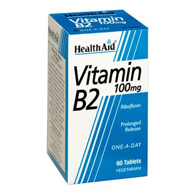 VITAMINA B2 100MG HEALTH AID 60 TAB