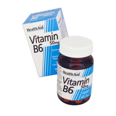 VITAMIN B6 50MG HEALTH AID 100TAB
