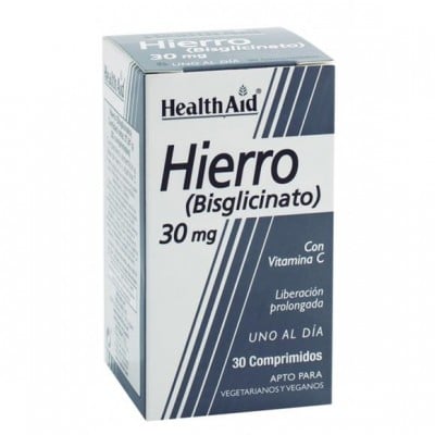 HIERRO BISGLICINATO 30 COMP HEALTH AID