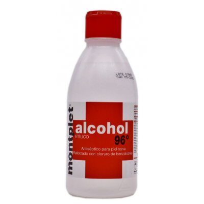 ALCOHOL 96º MONTPLET 1 FRASCO 250 ML