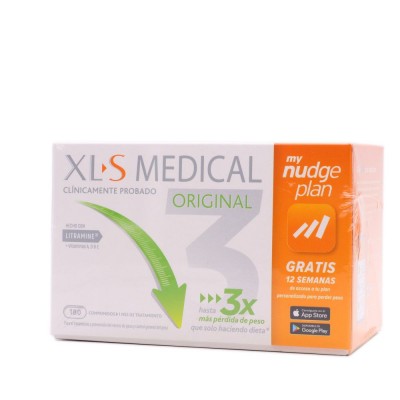 XLS MEDICAL ORIGINAL CAPTAGRASAS NUDGE 180 COMPR