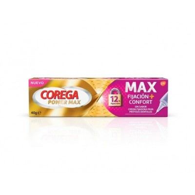 COREGA MAX FIJACION + CONFORT 1 TUBO 40 G SIN SA