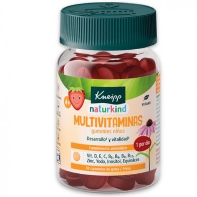 KNEIPP GUMMIES NIÑOS MULTIVITAMINAS 30 CARAMELOS